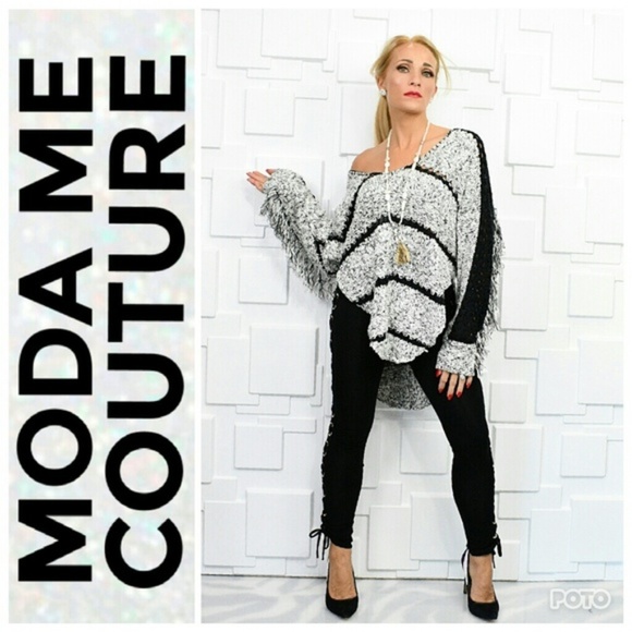 🛑LAST 1🛑SLOANE ROUGE FRINGED SWEATER - Picture 3 of 4